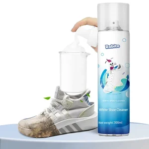 Sport Football Leather Canvas Sneaker Shoe Cleaner Solution White Foam Shoes Cleaner Spray