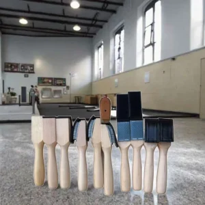 Sports Accessories Wooden Hand Brush for Cleaning Suede Outsole on Dance Shoes