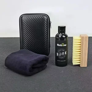 Sports Shoes Small White Shoes Cleaning and Care Kit Cleaner Shoe Brush Wiping Rag Stain Removal Set