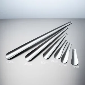 Stainless Steel Shoe Horn Premium Quality Metal Shoe Helper Tool Protecting Shoe Heel Custom Sizes