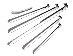 Stainless Steel Shoe Horn Set Long Handle Metal Shoe Horn Short Travel Shoehorn for Seniors Adults Kids Shoe Lifting Helper Durable