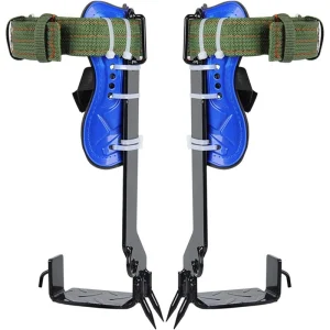 Steel Industrial Grade Upright Non-slip Pedal Claw Tree Stand Climb Spike Climbing Spur Nail Shoes OEM