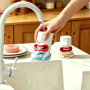 Steel Wire Ball Kitchen Cleaning Brush Cute Cleaning Tool For Household Use Cleaning Supplies