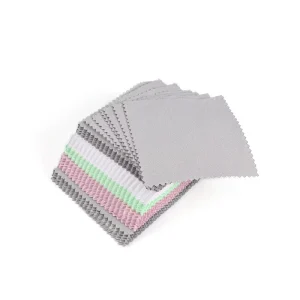 Stock Grey Suede 8*8 Jewelry Cleaners Cloth Polishing Cloth
