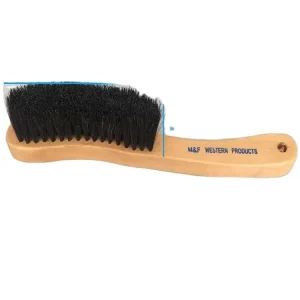 Stocked Long Beech Wooden Handle Horse Hair Brush for Beds and Hats