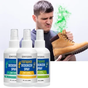 Strong Effective Natural Cooling Odor Neutralizing Shoe Deodorizer Foot Spray and Shoe Odor Eliminator for Men and Women