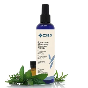 Strong Effective Natural Essential Oil Cooling Odor Neutralizing Shoe Deodorizer Foot Spray for Men and Women