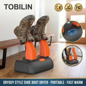 Style Plastic Shoe Boot Dryer Portable Fast Warm Electric for Home Ski Hiking Work Boots Family Use
