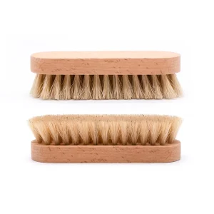 Suede Brush Shoe Cleaner with Beech Wood Handle Bristle Hair Shoe Shine Brush Wooden Sneaker Cleaning Kit