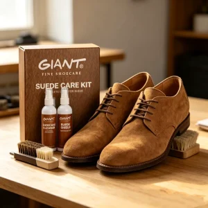 Suede Care Kit 120ml Suede Cleaner + Waterproof Spray With Brush For Nubuck Sneaker Boots Stain Removal
