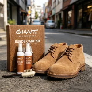 Suede Care Kit 120ml Suede Cleaner + Waterproof Spray With Brush For Nubuck Sneaker Boots Stain Removal