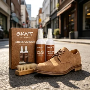 Suede Care Kit 120ml Suede Cleaner + Waterproof Spray With Brush For Nubuck Sneaker Boots Stain Removal