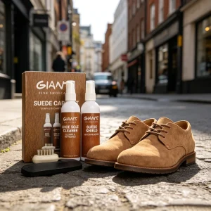 Suede Care Kit 120ml Suede Cleaner + Waterproof Spray With Brush for Nubuck Sneaker Boots Stain Removal