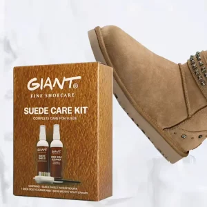 Suede Care Kit 120ml Suede Cleaner & Waterproof Spray with Brush for Suede Nubuck Shoes