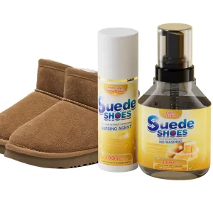 Suede Leather Shoe Cleaning Care Agent Spray 330ml for Suede Snow Boots and Sneakers