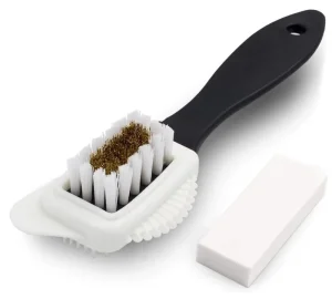 Suede & Nubuck 4 Way Cleaning Brush with Erasers 4 in 1 Leather Care Brush with Eraser Head for Shoe Cleaning