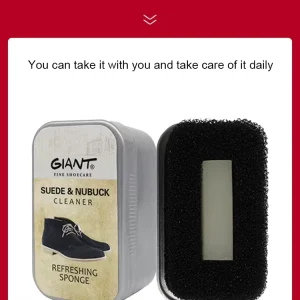 Suede & Nubuck Cleaner Kit Shoe Cleaning Kit with Cleaner Brush Cloth for Sneaker Boot Care