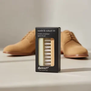 Suede & Nubuck Cleaner Kit Suede Restore Shoe Cleaning Eraser Block Nylon Bristle Brush Eliminates Stains Removes Spots