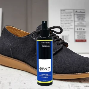 Suede & Nubuck Cleaner Spray Eco-Friendly Alcohol-Free Cleans Conditions No-Residue Suede Reviver Stain Remover for Shoe Boots