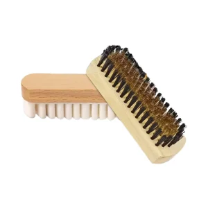 Suede Nubuck Cleaning Kit Shoe Brushes Set Crepe Brush Brass Bristle Microfiber Towel Wood Crepe Brush Eraser for Shoes