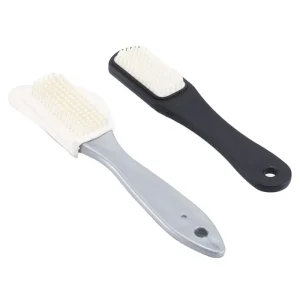 Suede Nubuck Eraser Shoe Cleaning Brush with PP Brush and Plastic Handle