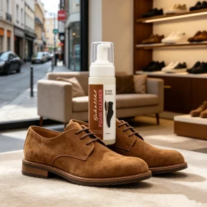 Suede & Nubuck Foam Shoe Cleaner Gentle Foaming Sneaker Cleaner For Suede Leather Boots Dress Shoes Stain Remover