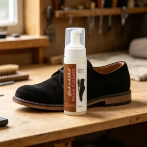 Suede & Nubuck Foam Shoe Cleaner Gentle Foaming Sneaker Cleaner For Suede Leather Boots Dress Shoes Stain Remover