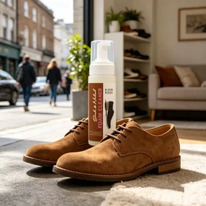 Suede & Nubuck Foam Shoe Cleaner Gentle Foaming Sneaker Cleaner For Suede Leather Boots Dress Shoes Stain Remover