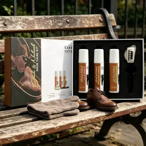 Suede & Nubuck Shoe Care Kit with Cleaner Renovator & Brush