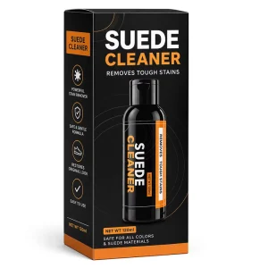 Suede Nubuck Shoe Cleaner 150ml Water Based Stain Remover for Shoes Boots with Custom Packaging