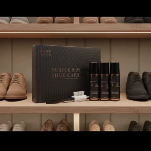 Suede Shoe Care Kit Shoe Cleaning Kit with Shoe Cleaner Renovator Protector Brush for Suede Boots Nubuck Leather