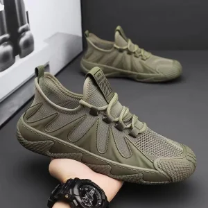 Summer Breathable Mesh Sports Shoes Construction Site Wear resistant and Non slip Work Shoes