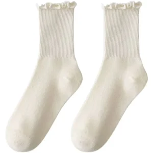 Summer Thin Cotton Breathable Soft Ladies Socks Deodorant Antibacterial Sweat Absorbent White Boneless Cotton Socks
