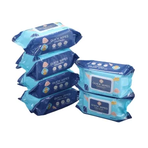 Thicken and Large Shoe Clean Wet Wipes Disposable Quick Cleaning Unscented Non Woven 40packs Carton for Sneakers