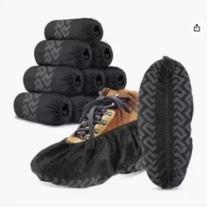 Thicker Anti Slip Printed Nonwoven Shoe Covers At 50Gsm High Gram Weight And 8 Grams Per Piece For Enhanced Protection