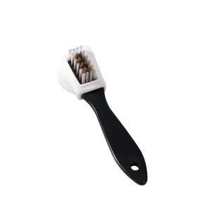 Three Side Suede Rubber Shoe Brush