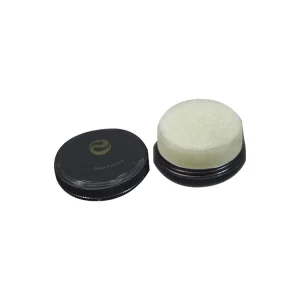 Top Export Quality Round Black Shoe Polish Sponge Hotel Shoe Shine in Plastic Box