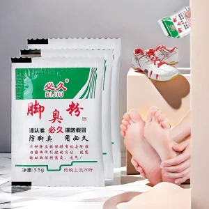 Traditional Chinese White DS Foot Odor Powder Odor Removal Foot Care Anti Sweat Deodorant for Shoes & Feet