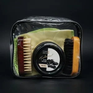 Traditional Neutral Shoe Polish Kit with Brushes