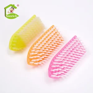 Transparency Multi Color Plastic Cleaning Brush Shoe Brush Handheld Cleaning Brush