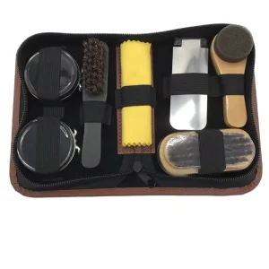 Travel Accessories Shoe Cleaning Kit Shoe Cleaner Shoe Brush Set