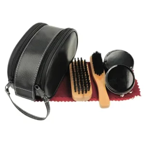 Travel Customized Color Shoe Cleaning Tools Gift Kit Professional Shoe Polish Kit Shoe Shine Box Set for Boot High Heel Shoes BE