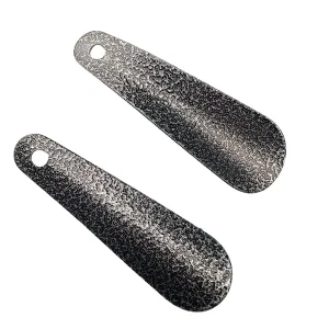 Travel Small Short Shoe Horn Stainless Steel Shoe Spoon Shoe Tongue Black Helper Stick 12 cm Durable