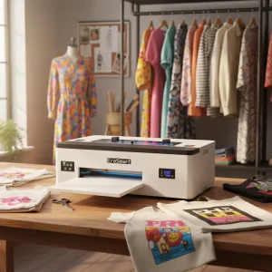 Tshirt Printing Machine A3 Paper CISS Clothes DIY Machine 30cm Gray Pink Blue DTF Printer with 1390 Head
