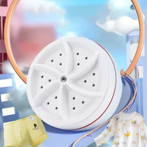 Turbo Ultrasonic Washing Machine for Underwear Socks Dress Shoes USB Powered Clothes Cleaner