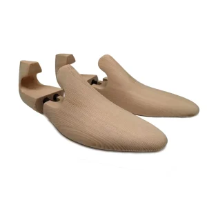 Twin Tube Curve Heel Hook Shoe Keeper White Wood Adjustable Shoe Tree Classical Design European Shoetree ST09J