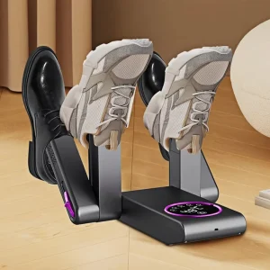 Two arm Intelligent Timing Portable Electric Shoes Dryer with Deodorizer Dehumidifier Foldable Foot Warmer