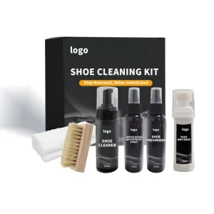 US Based Customized Shoe Cleaning Kit MVP Style with Rich Foam Cleaner White Touch up and Water Stain Repellent Spray