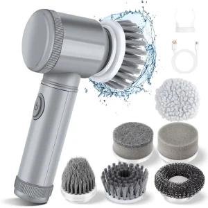 USB Rechargeable Electric Cleaning Brush Kitchen Bathroom Multi Functional Cleaner Shoe Polisher