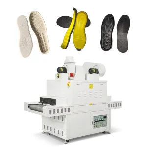 UV LED Curing Machine Conveyor Belt Dryer for Sports Shoe Sole EVA MD Material Processing Molding Ink Glue Paint Drying